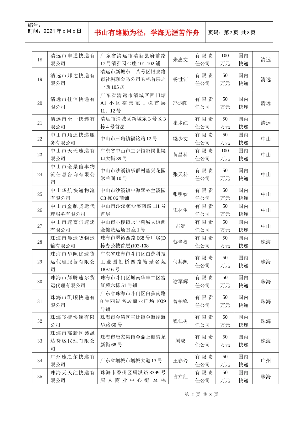 关于拟向广东省邮政速递物流有限公司作出许可决定的公示_第2页