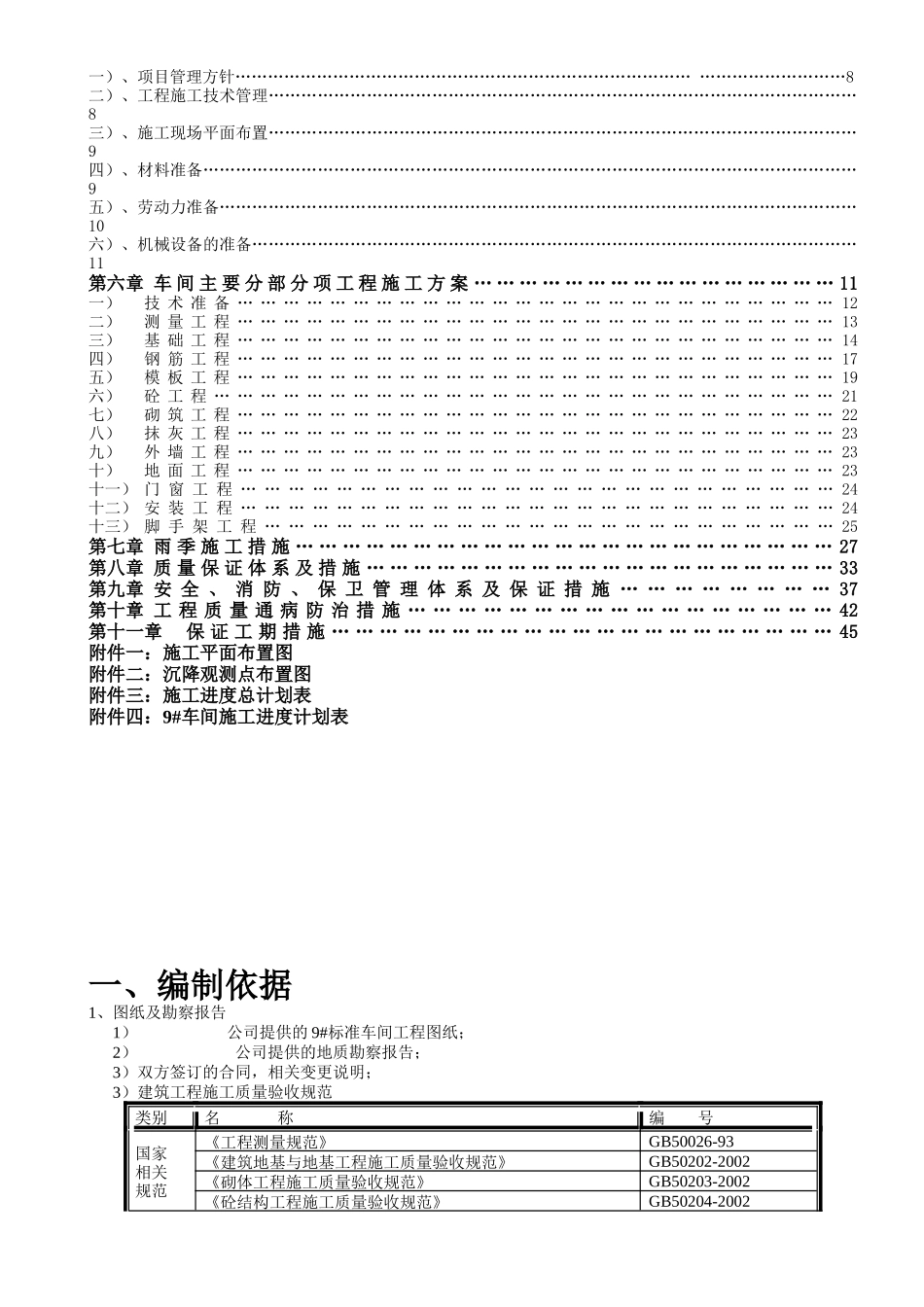 厂房工程施工组织设计方案(经典版)_第2页