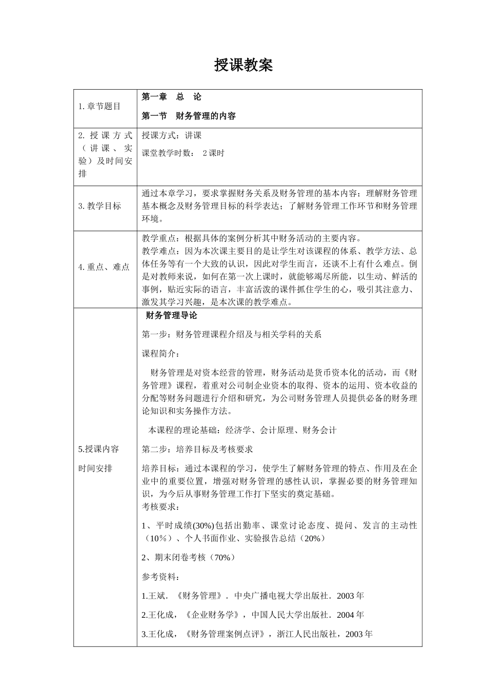 哈尔滨金融高等专科学校教学方案_第2页