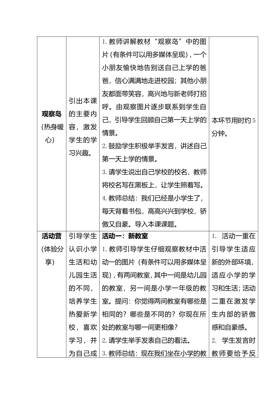 一年级语文第一课 我上学我骄傲教学设计_第2页