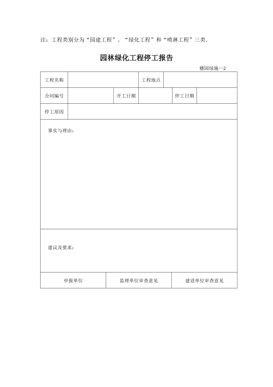 园林绿化资料表格(最新)_第2页