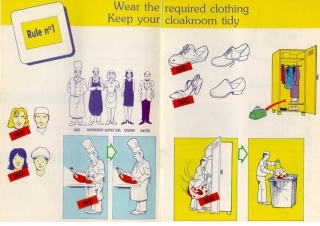 厨师着装导图