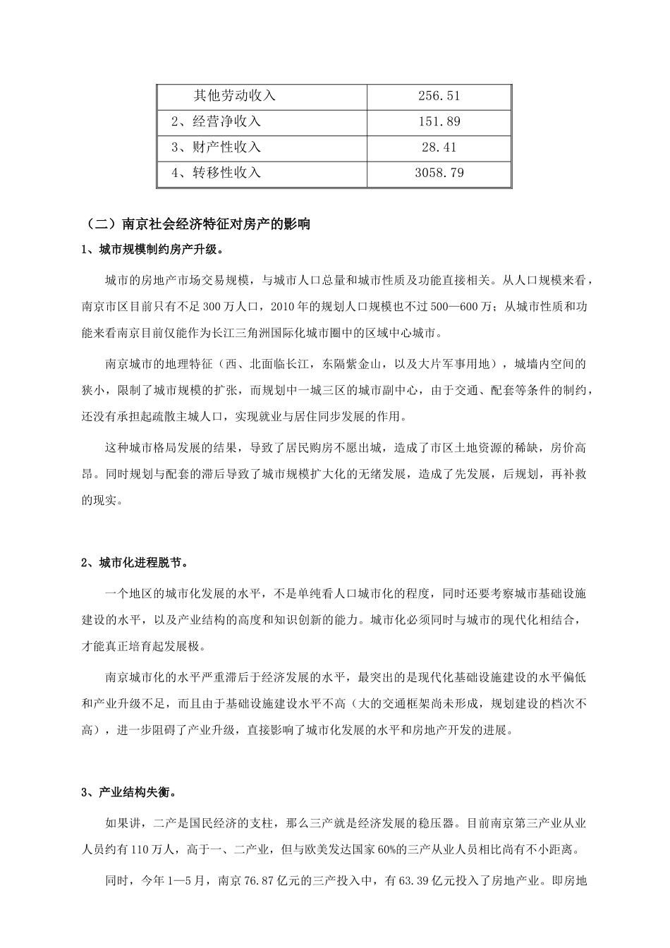 南京美城房地产住宅项目市分析定位_第3页