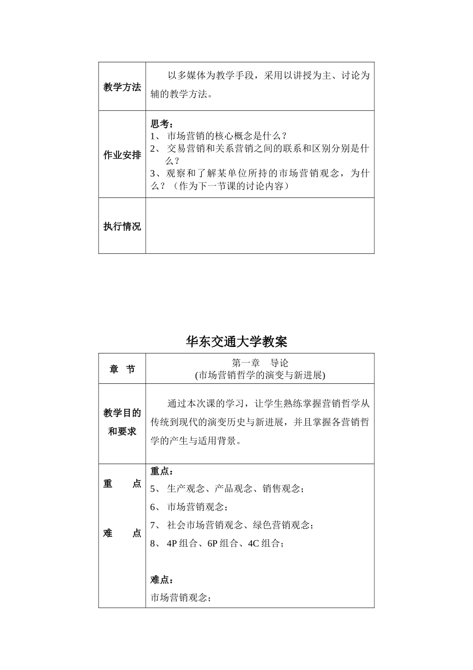 华东交通大学教案大纲_第3页