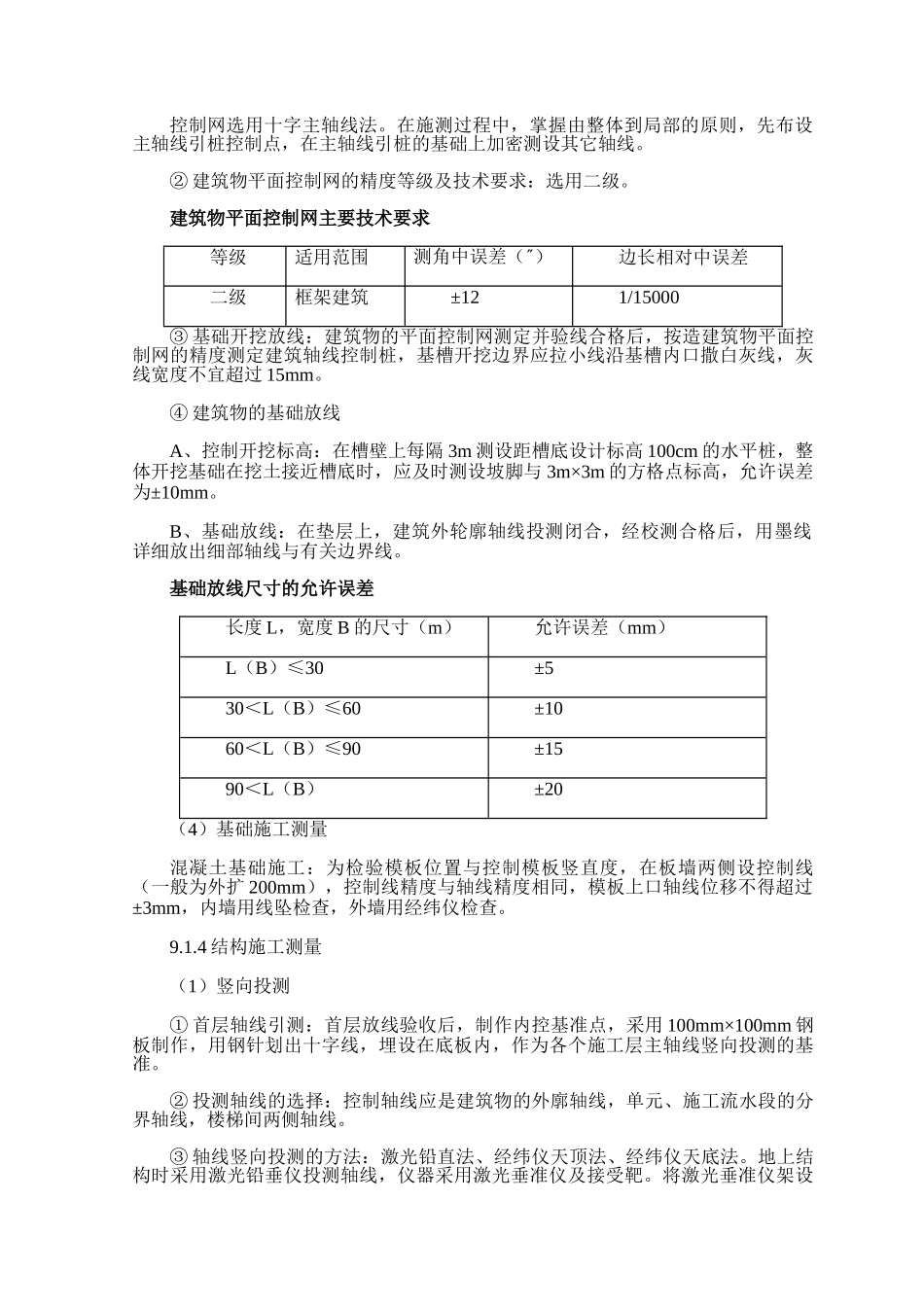 土建主要分部分项工程施工方案和技术措施(63页)_第3页