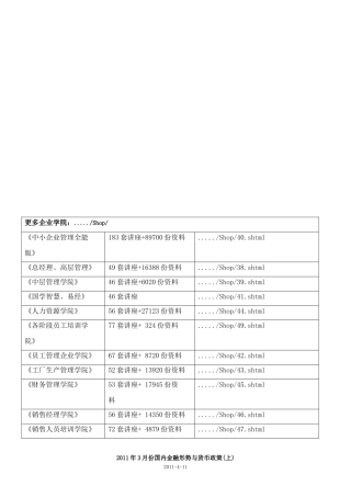 国内金融形势与货币政策分析