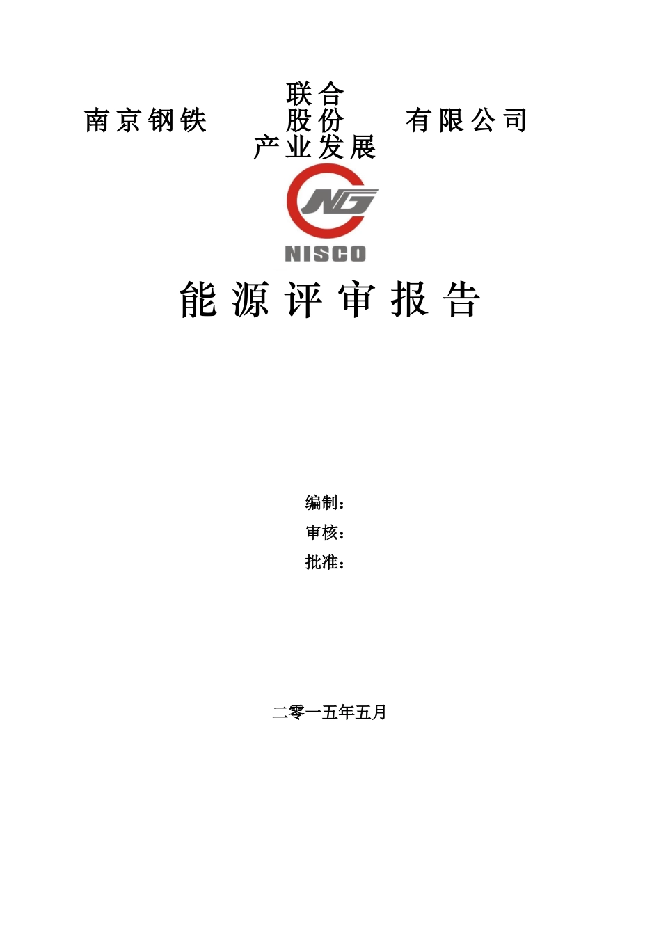 南钢能源评审报告(303页)_第1页