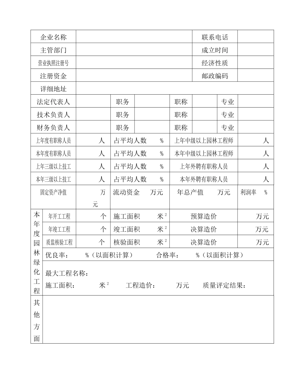 城市园林绿化企业资质_第2页
