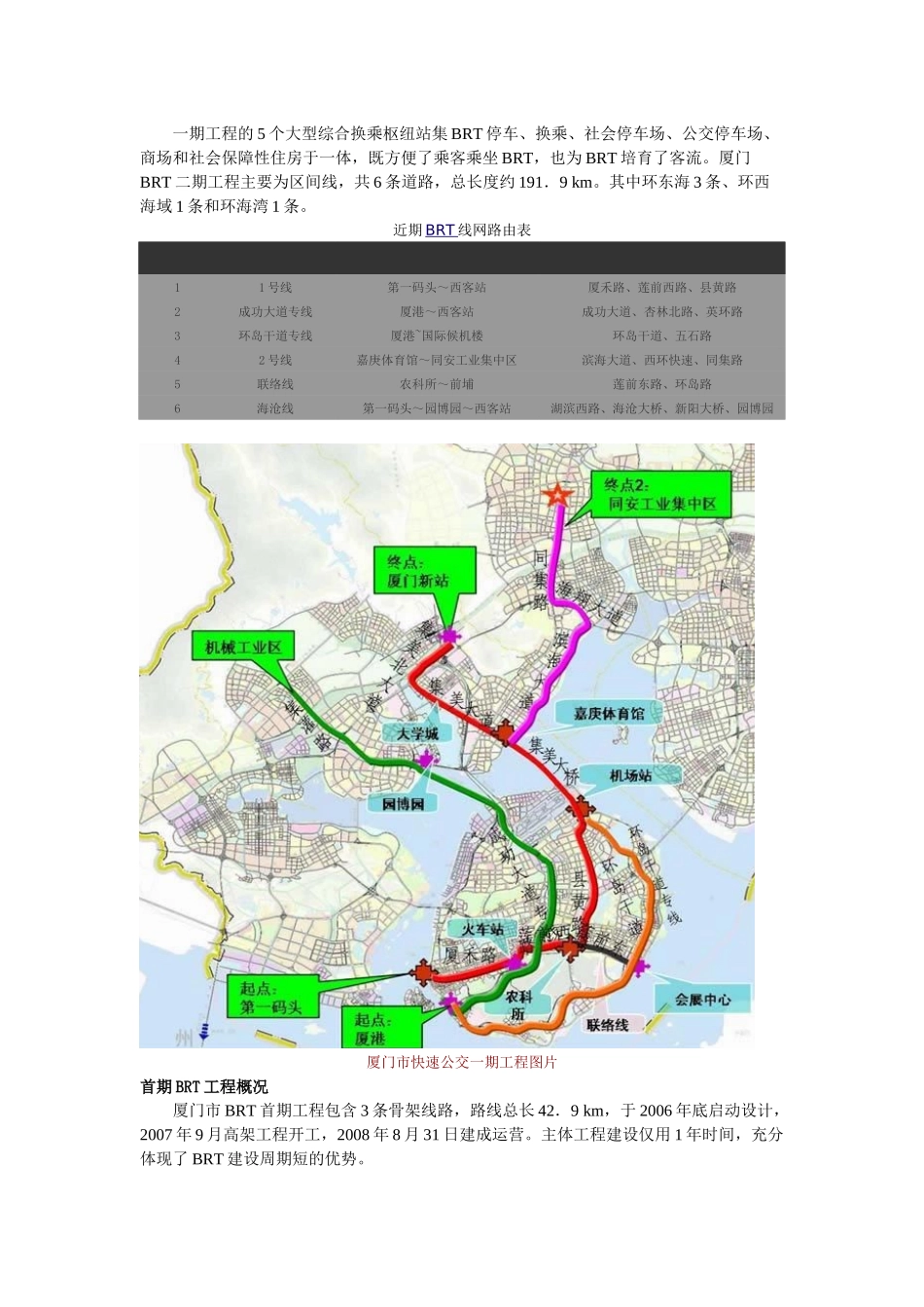 厦门BRT规划建设预留轨道交通分析报告_第3页