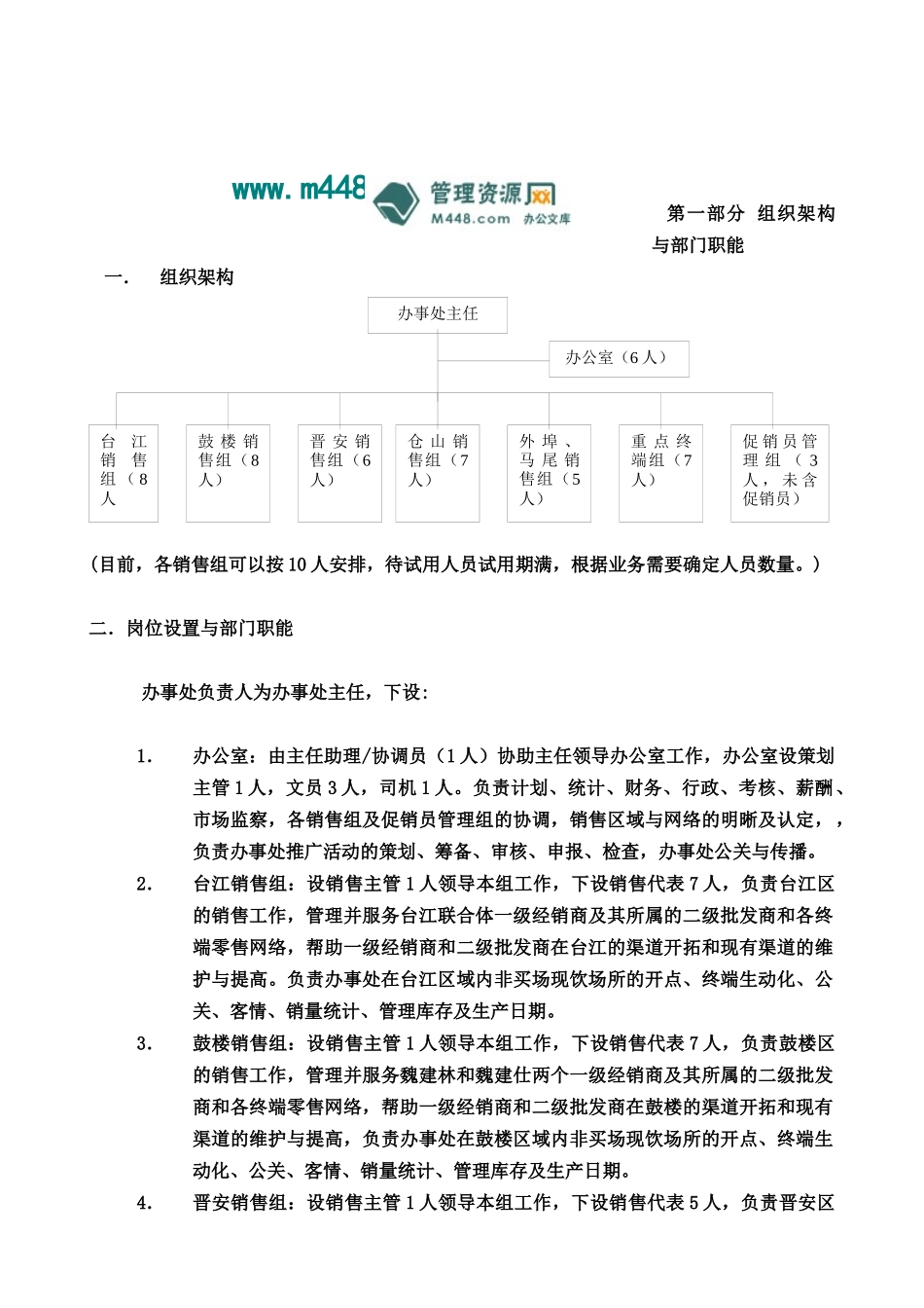 公司福州办事处管理制度》_第2页
