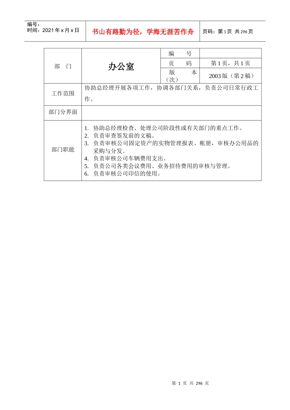 公司整套管理制度_第1页