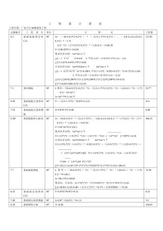 广联达算量套价实例-XX小区