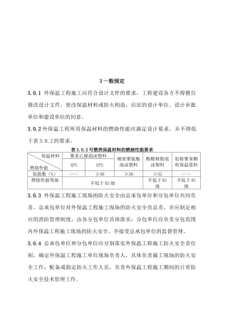 外墙外保温工程施工防火安全技术规程解析