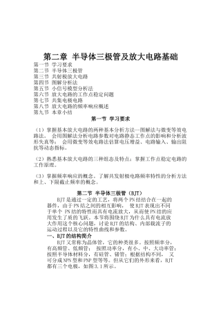 半导体三极管及放大电路基础知识讲解