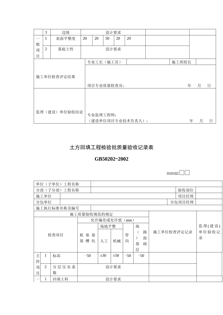 土方开挖工程检验批质量验收_第3页