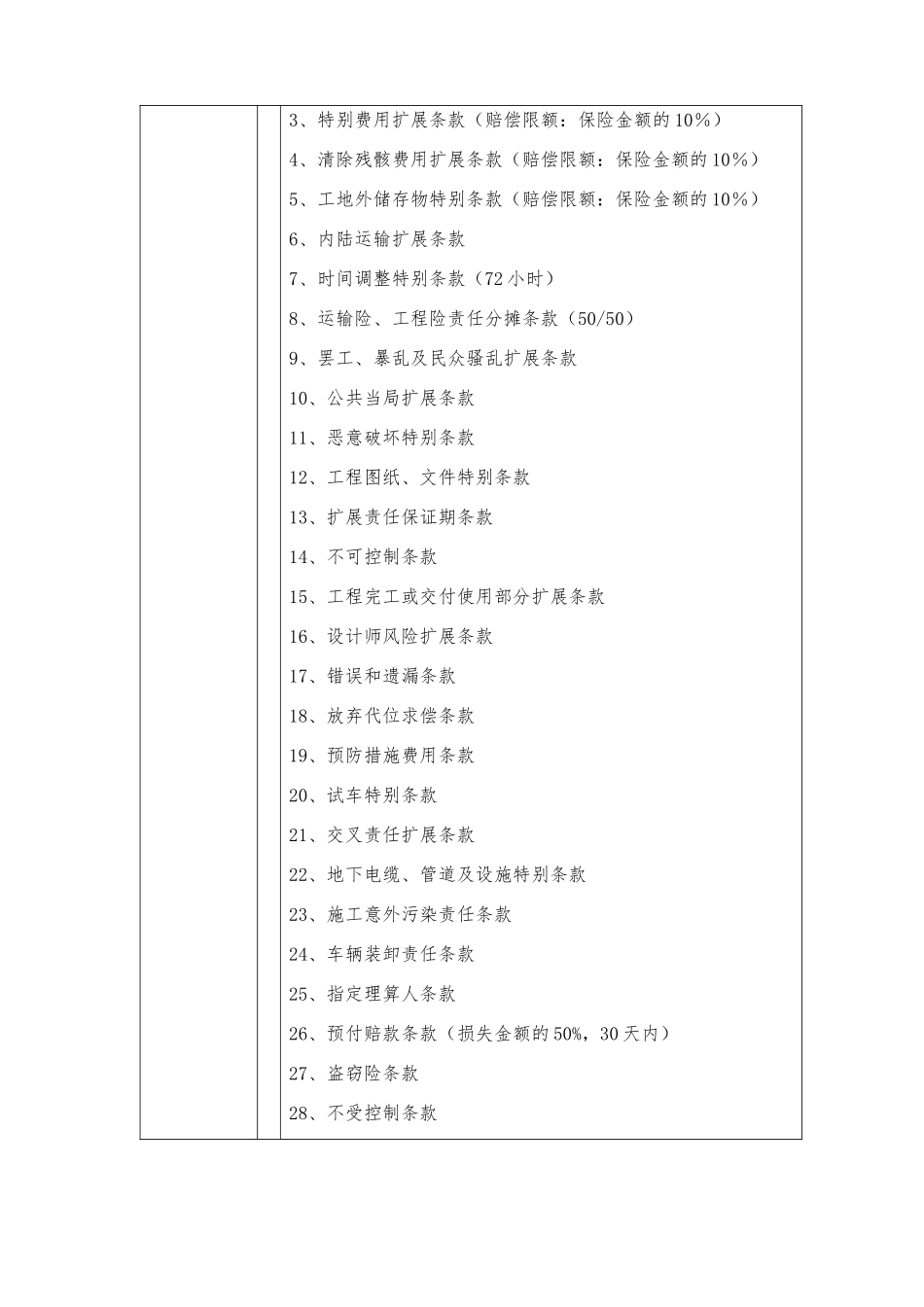建筑工程一切险保险方案_第3页