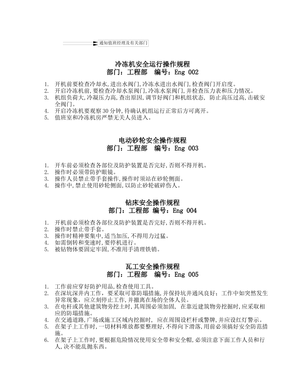 工程部安全操作规程汇总_第3页