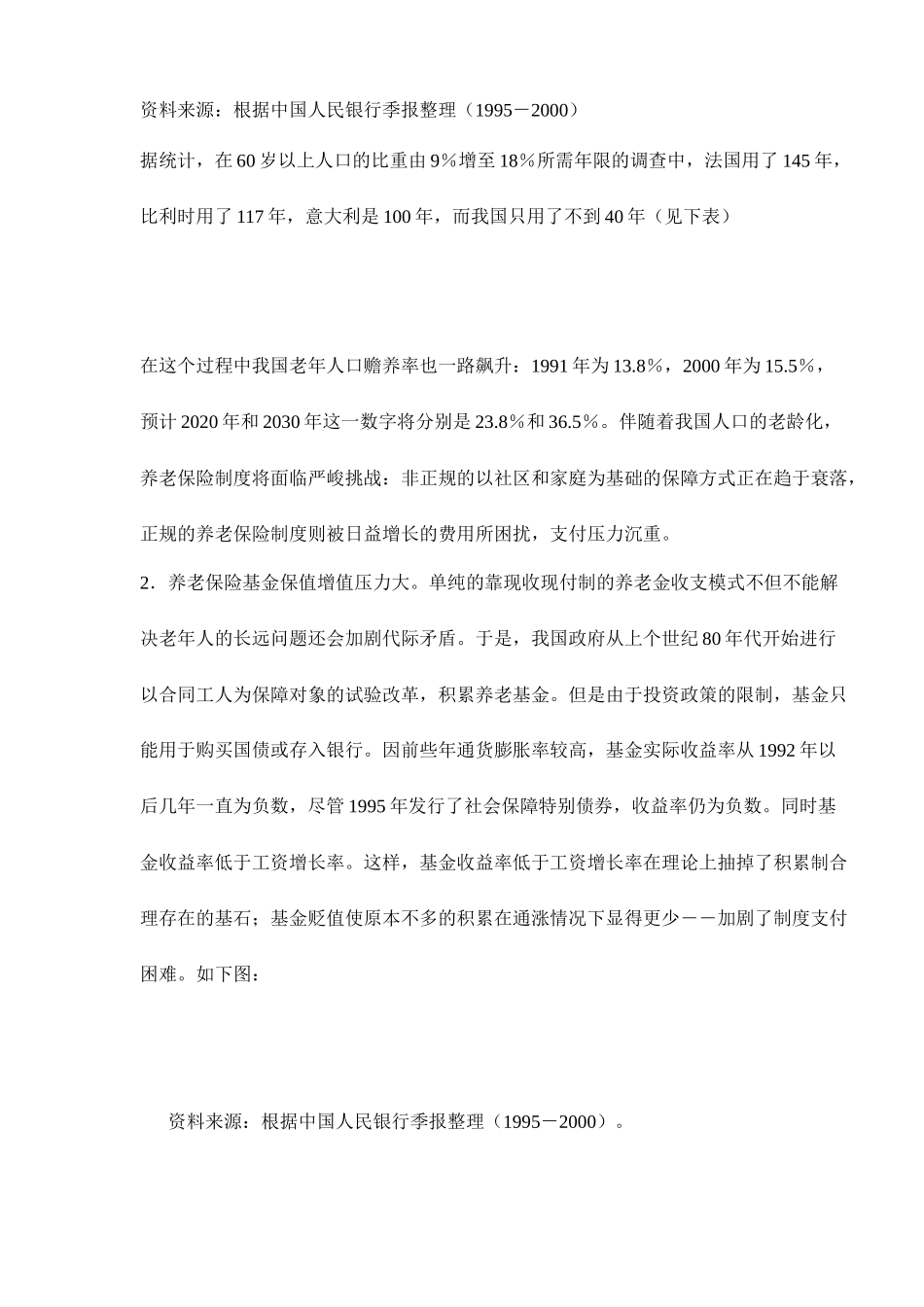 我国养老保险私营化可行性探讨12(1)_第2页