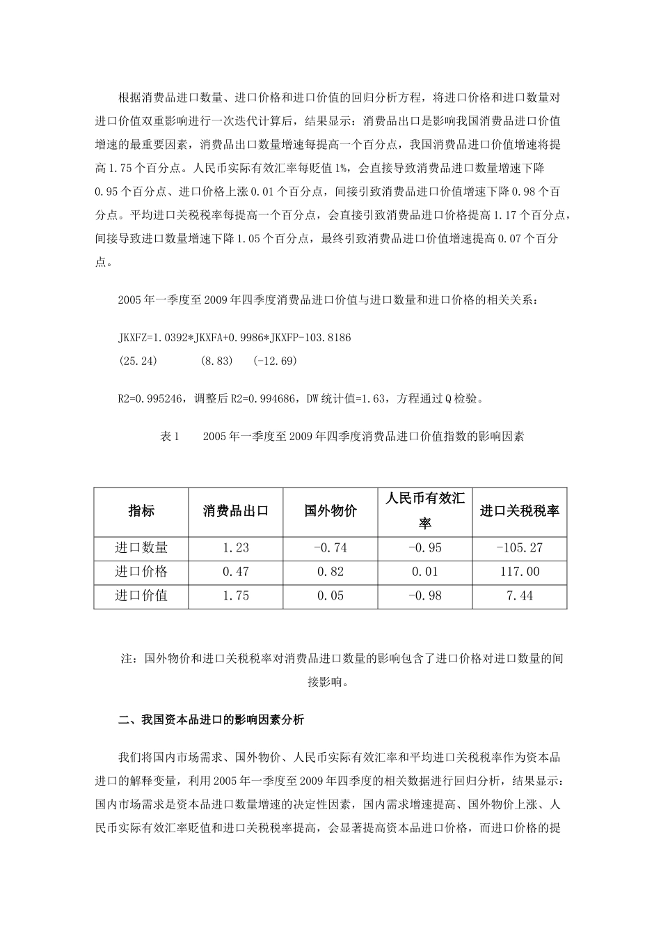 我国消费品、资本品和中间品进口的影响因素分析_第3页