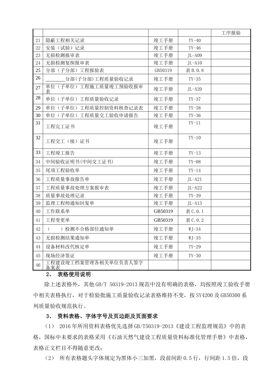 工程资料报审表格选用及资料报审(61页)_第3页