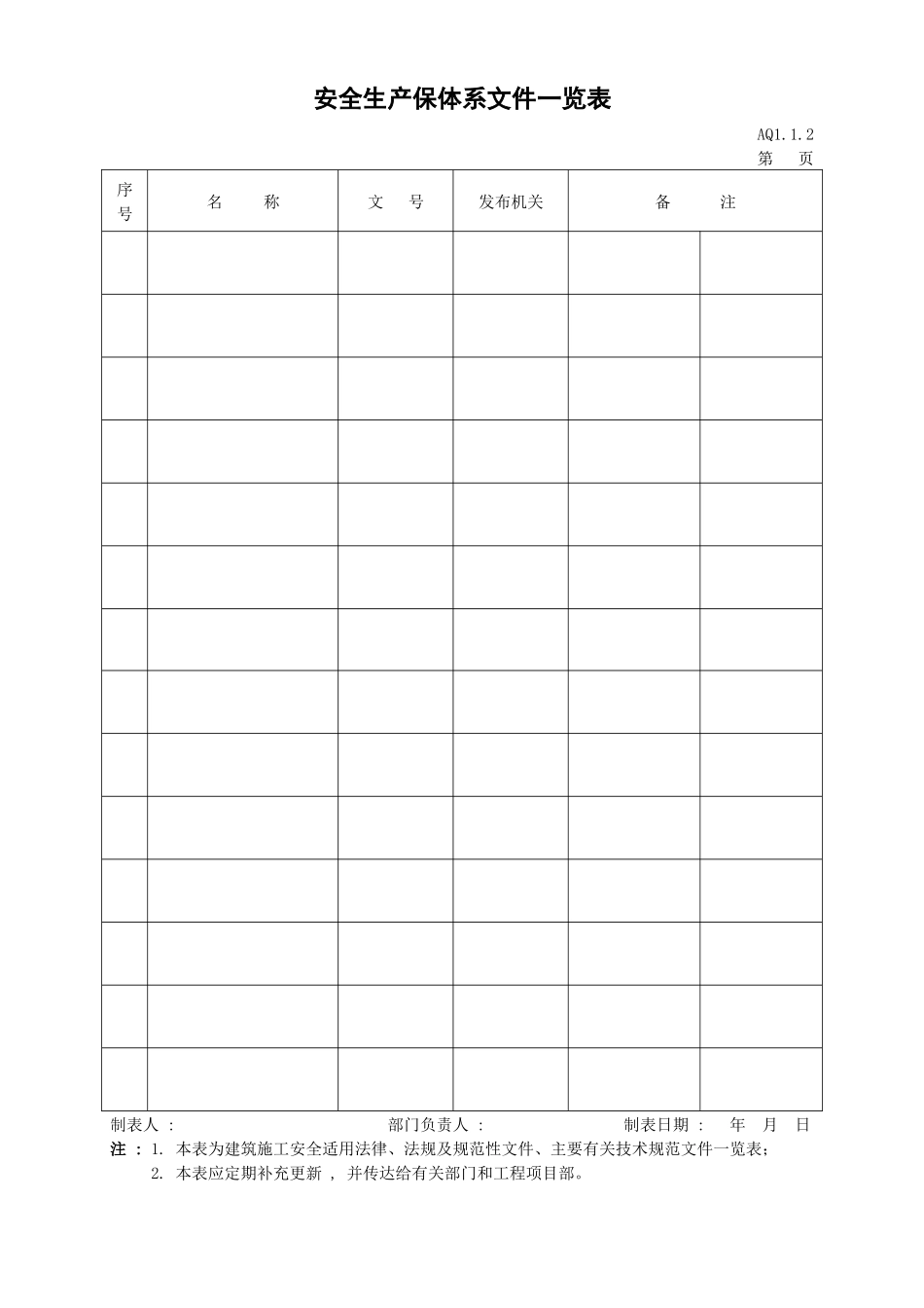 广东省建筑施工安全管理资料用表-全部_第3页