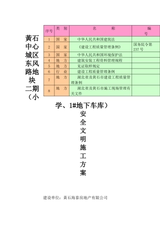 安全文明施工方案MicrosoftWord文档