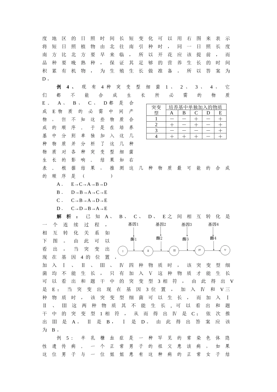 图表-利用函数坐标图，解答生物练习题_第3页