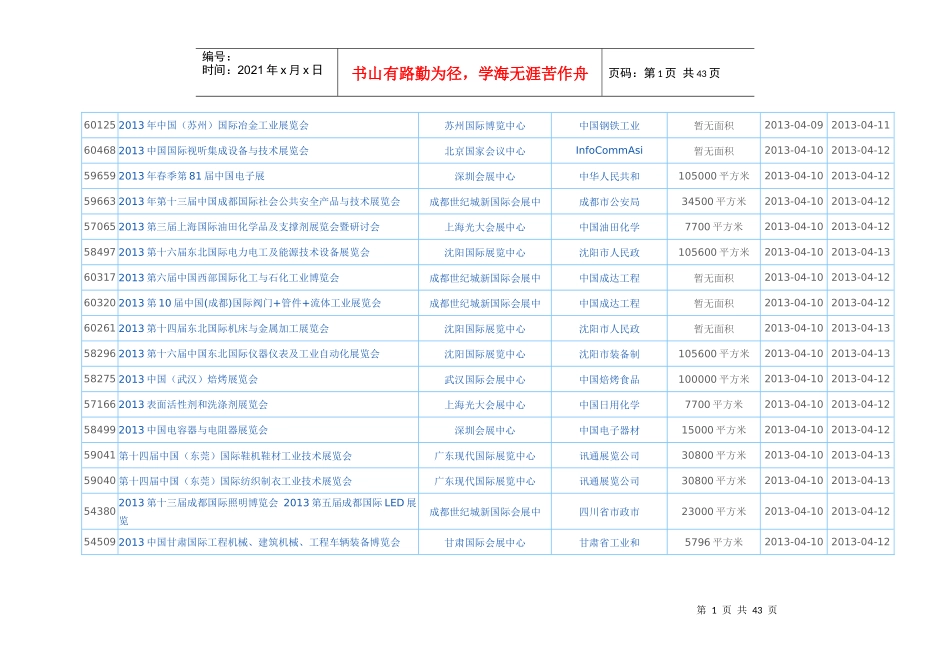 冶金工业行业展会报告_第1页