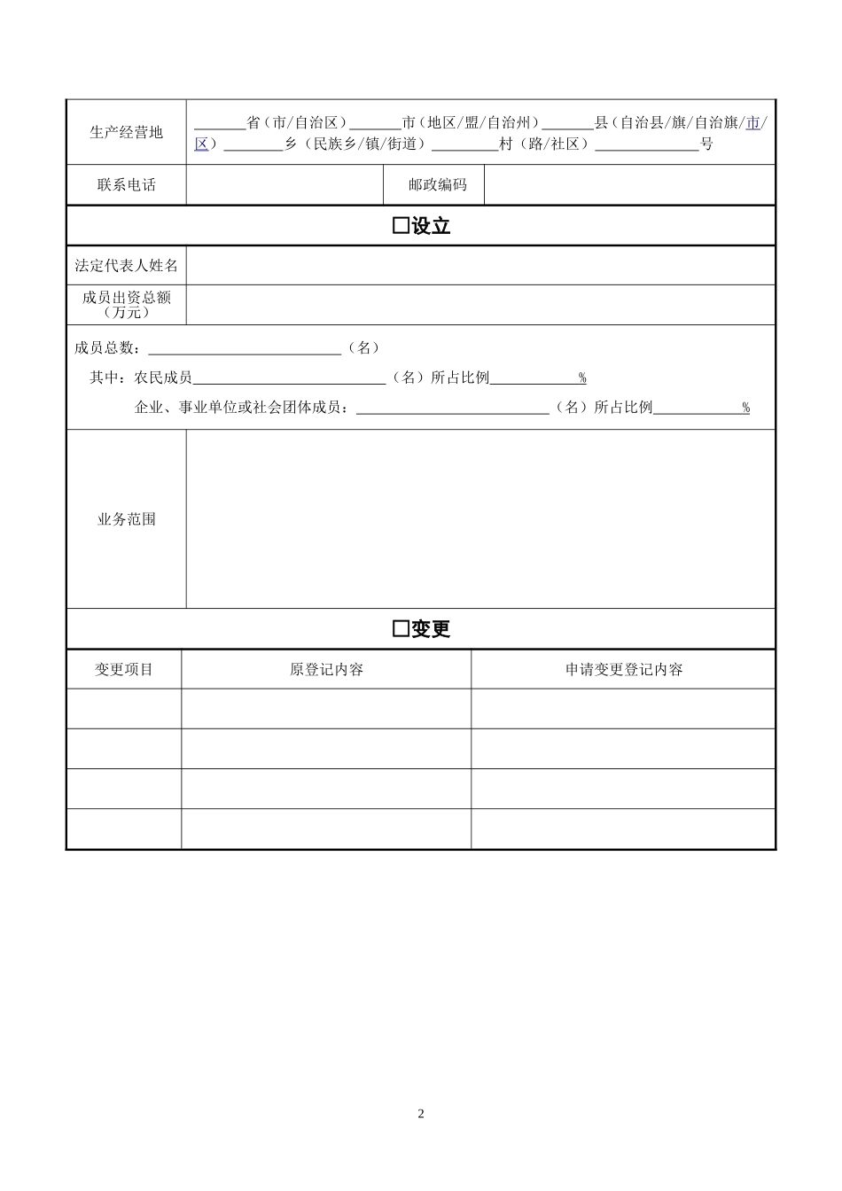 农村合作社申请流程(DOC40页)_第2页