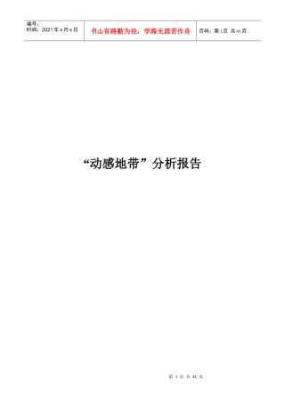 动感地带品牌研究报告