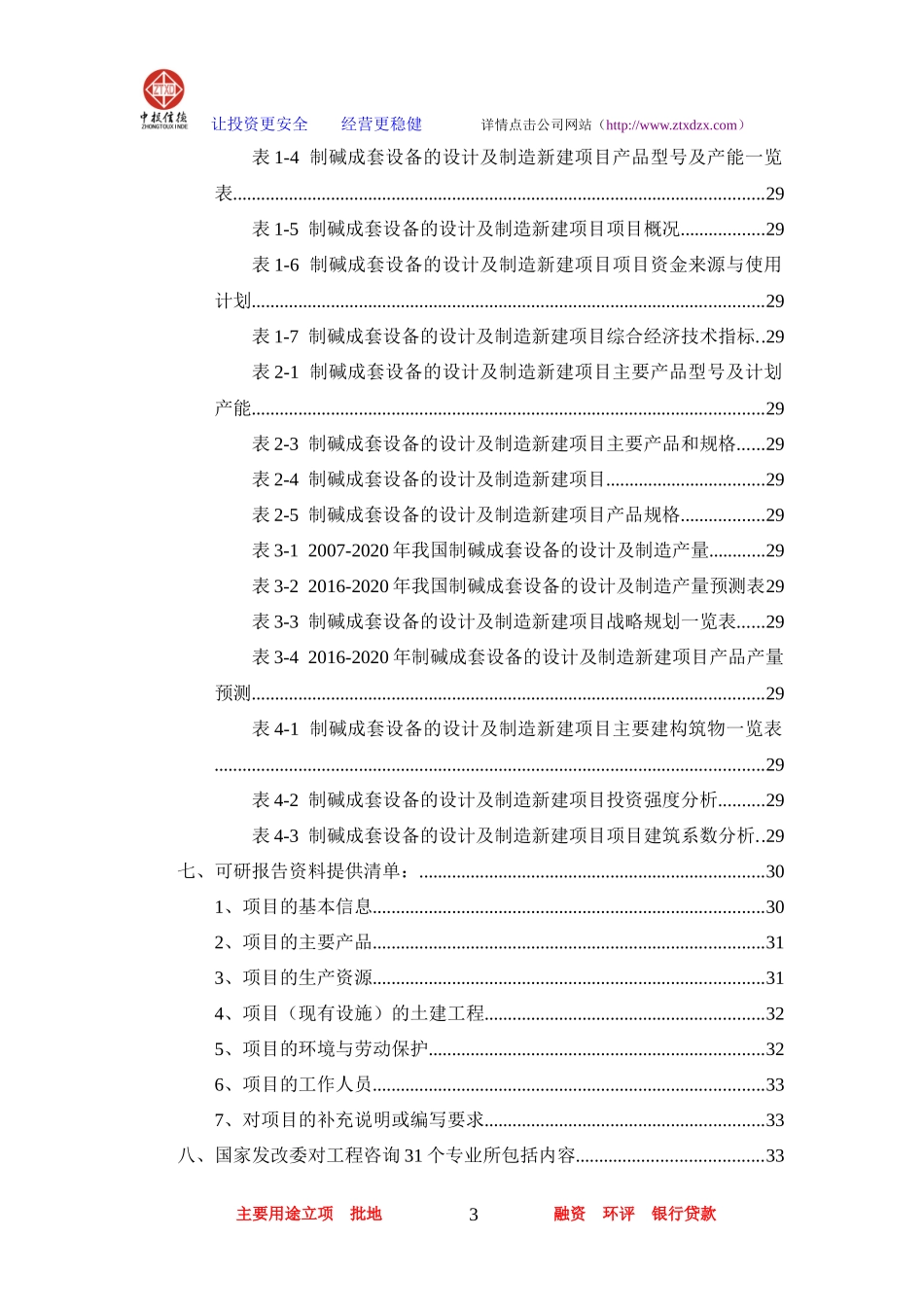 制碱成套设备的设计及制造项目可行性研究报告_第3页