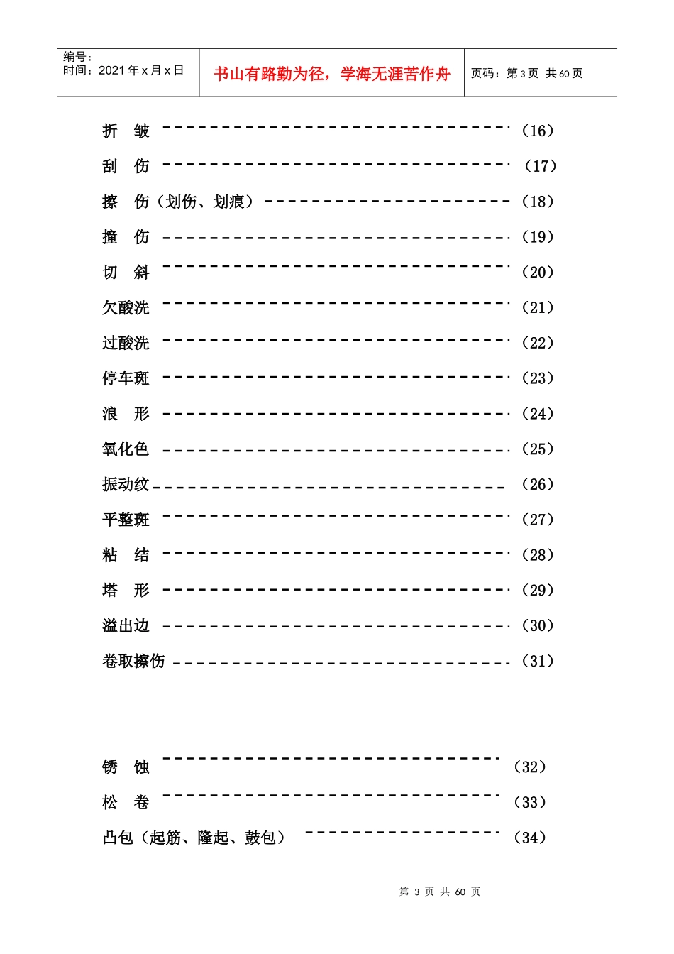 冷轧产品常见缺陷图谱与判断（DOC40页）_第3页