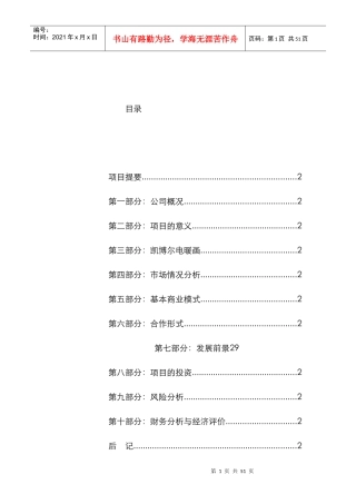 凯博尔电暖画商业计划书(doc 39页)