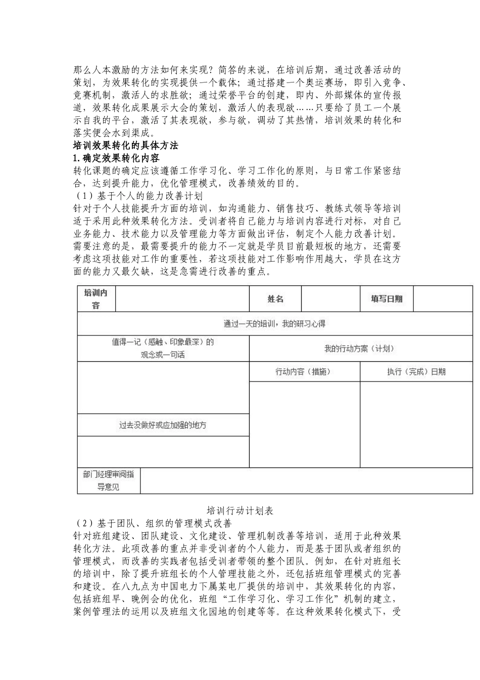 培训效果转化工作专题资料(75页精彩内容不容错过)-HR_第2页