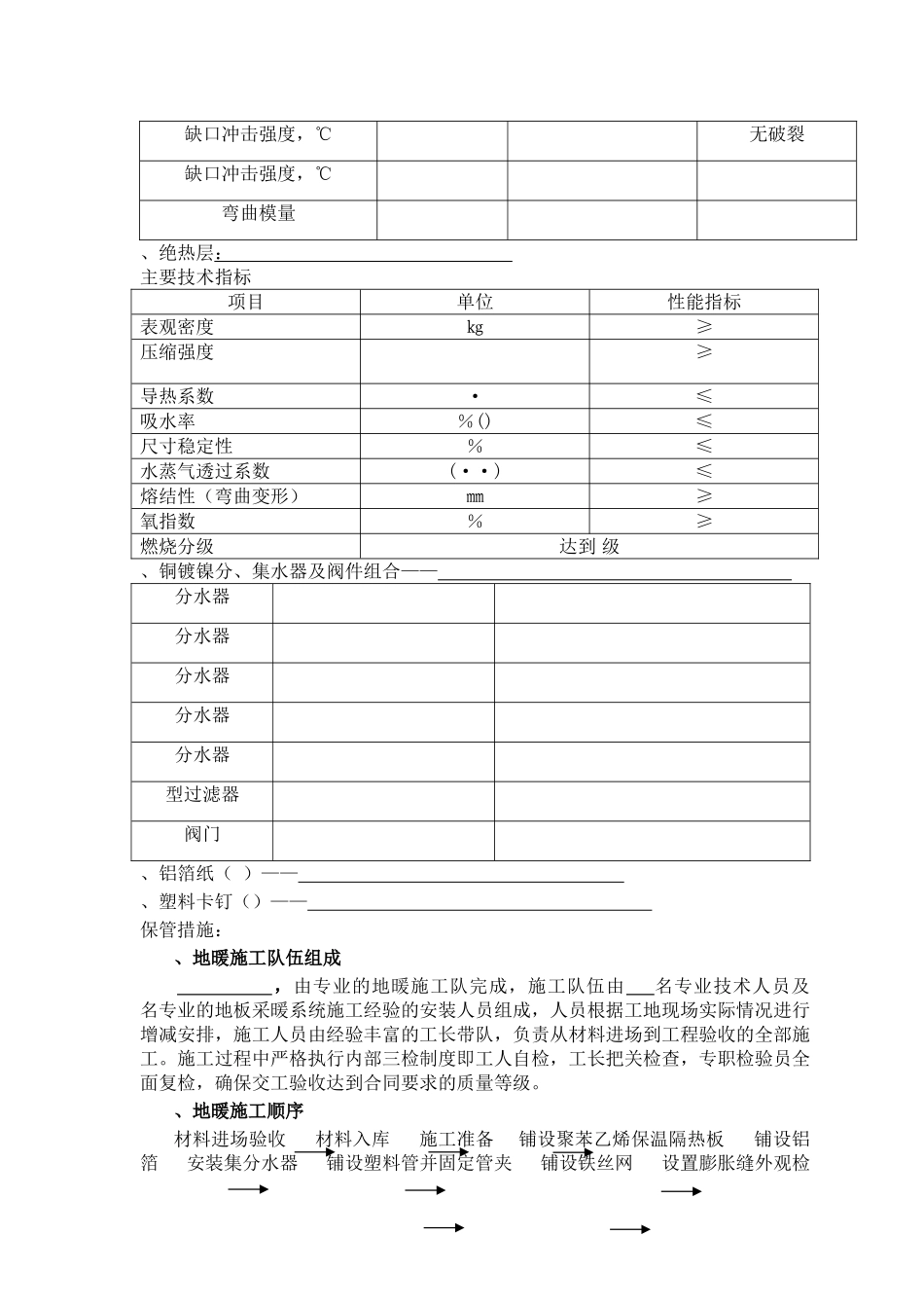 地暖工程施工组织设计(23页)_第3页