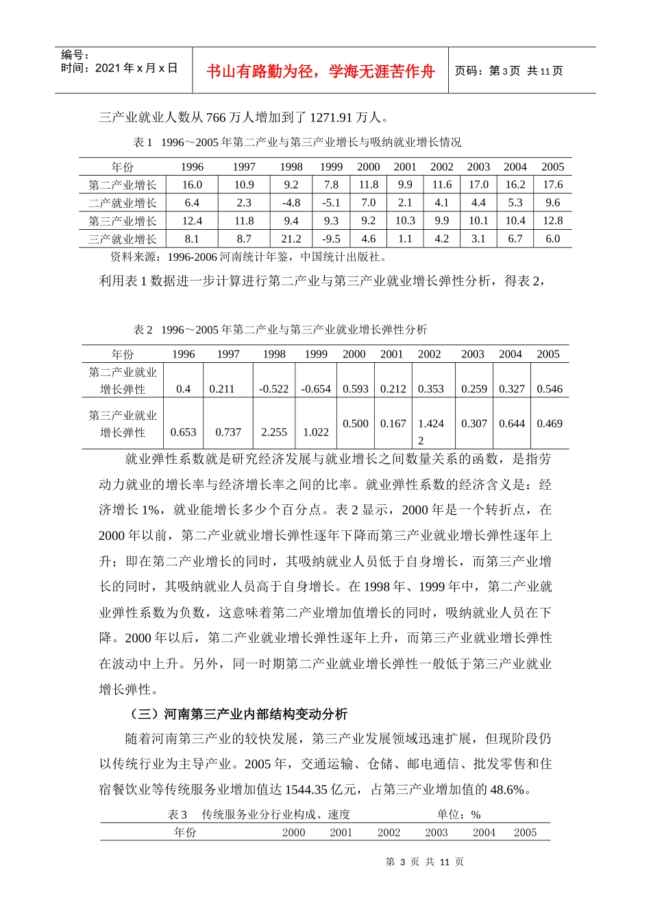加快河南第三产业发展研究_第3页