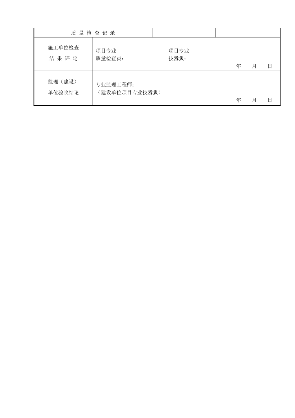 工程系统调试检验批质量验收记录_第2页