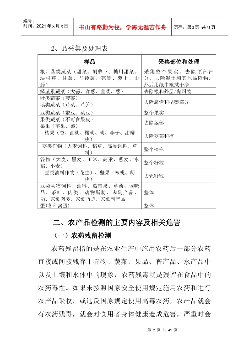 农产品检测相关知识_第2页