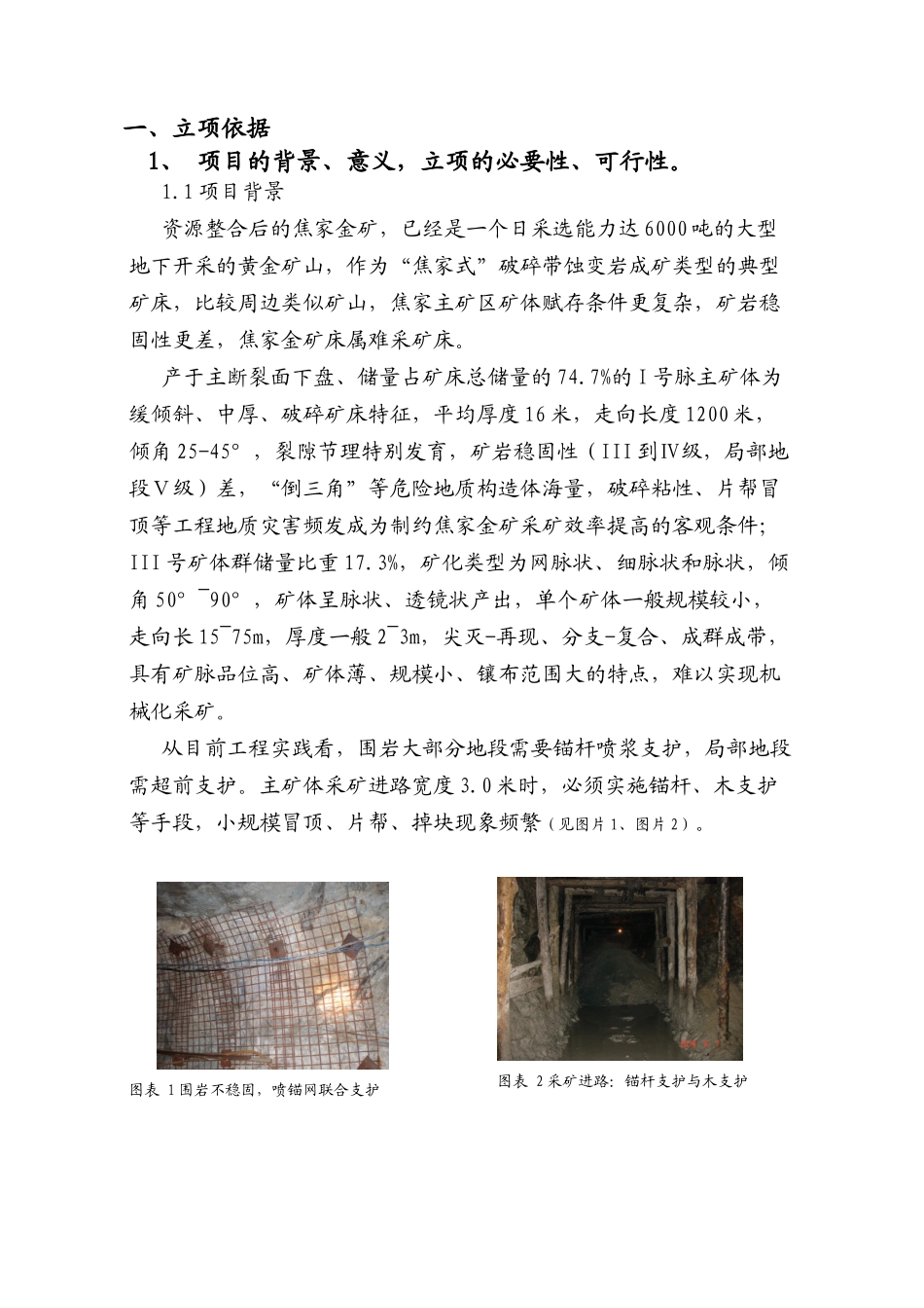 博士后矿体“焦家式”采矿法立项建议书_第2页