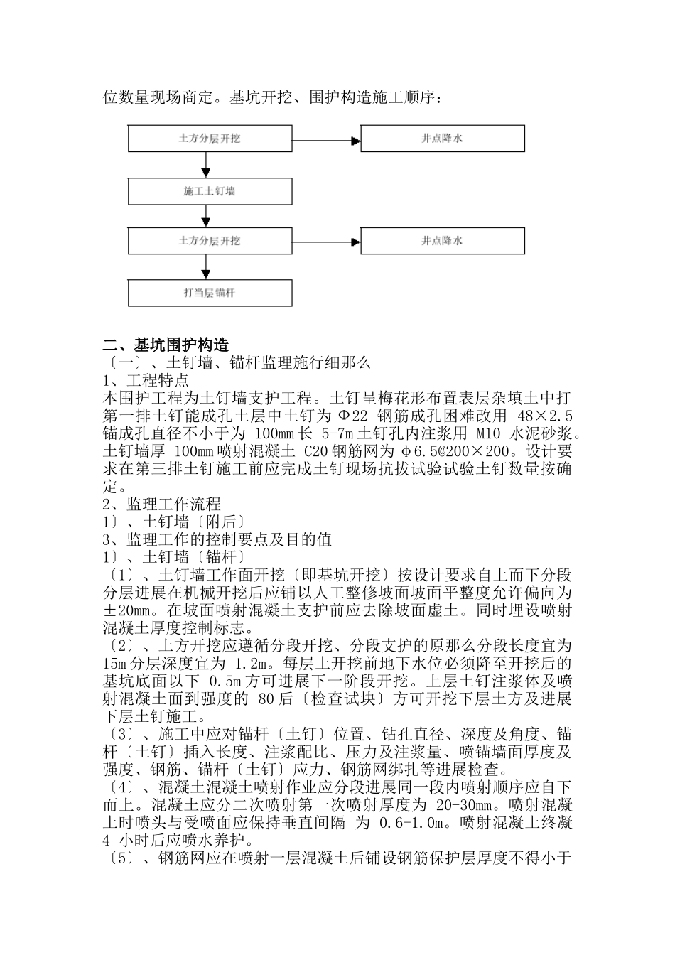 基坑开挖基坑围护监理实施细则_第2页