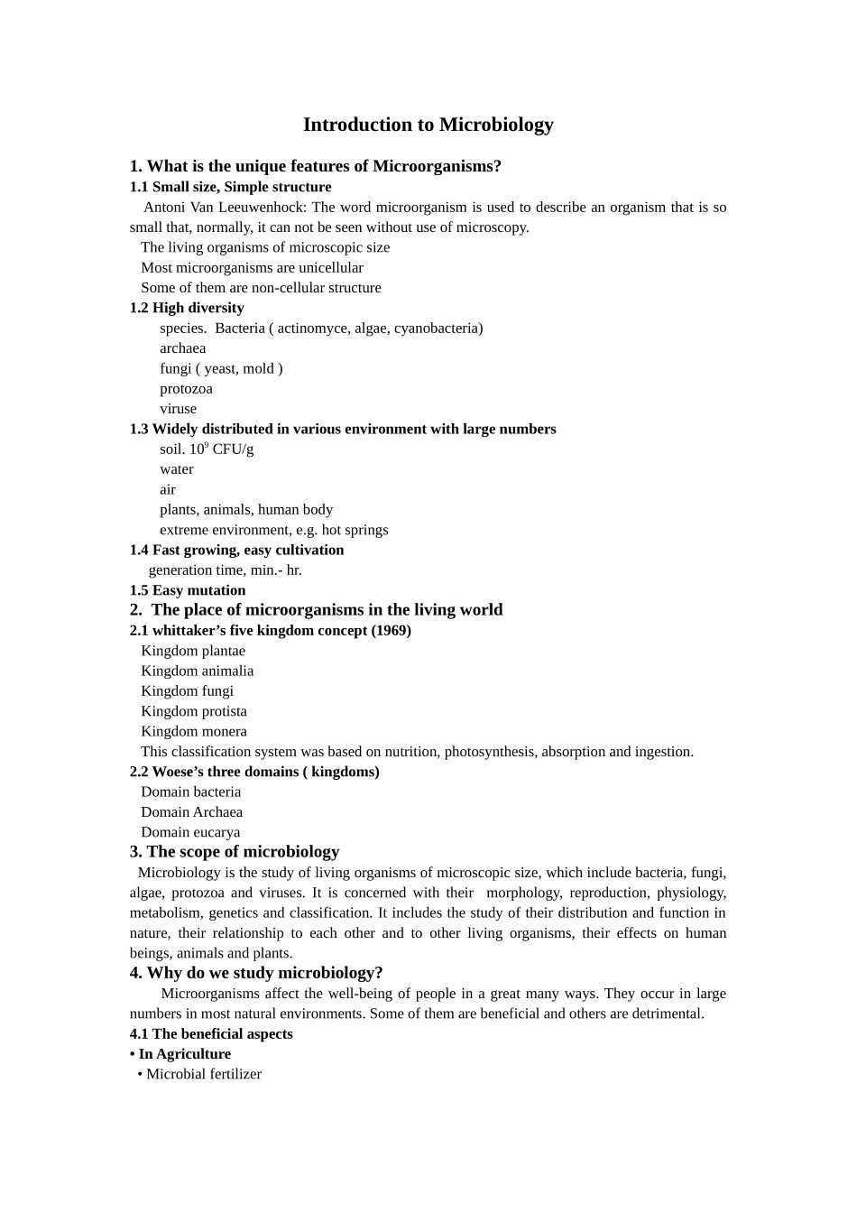 微生物学英语教学讲义_第1页