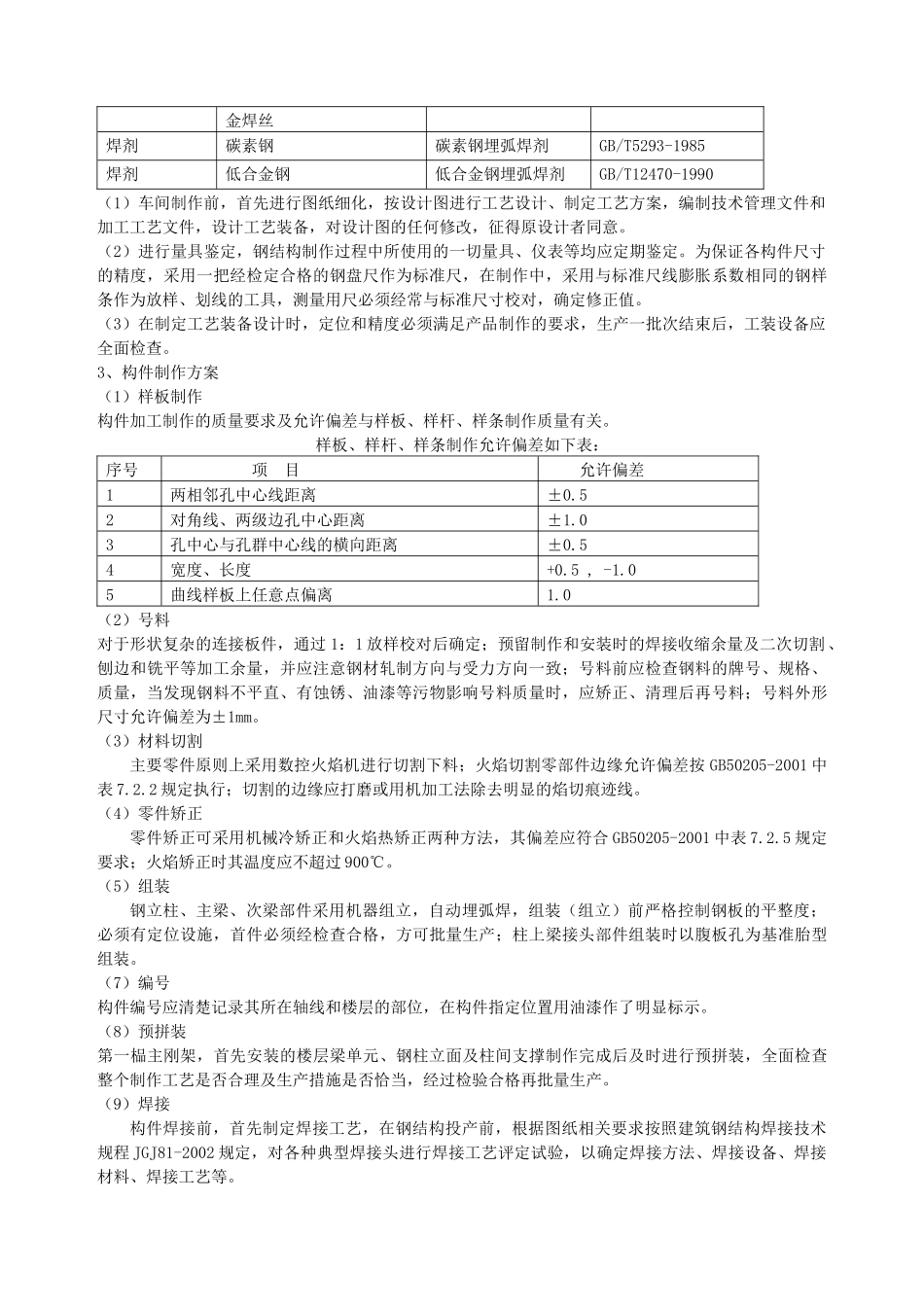 单层门式轻钢结构工程施工组织设计.(19页)_第3页