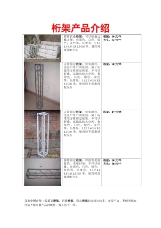 圆管折叠桁架可以折叠运输方便
