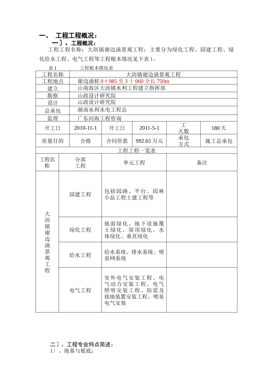 大沥镇谢边涌景观工程_第1页