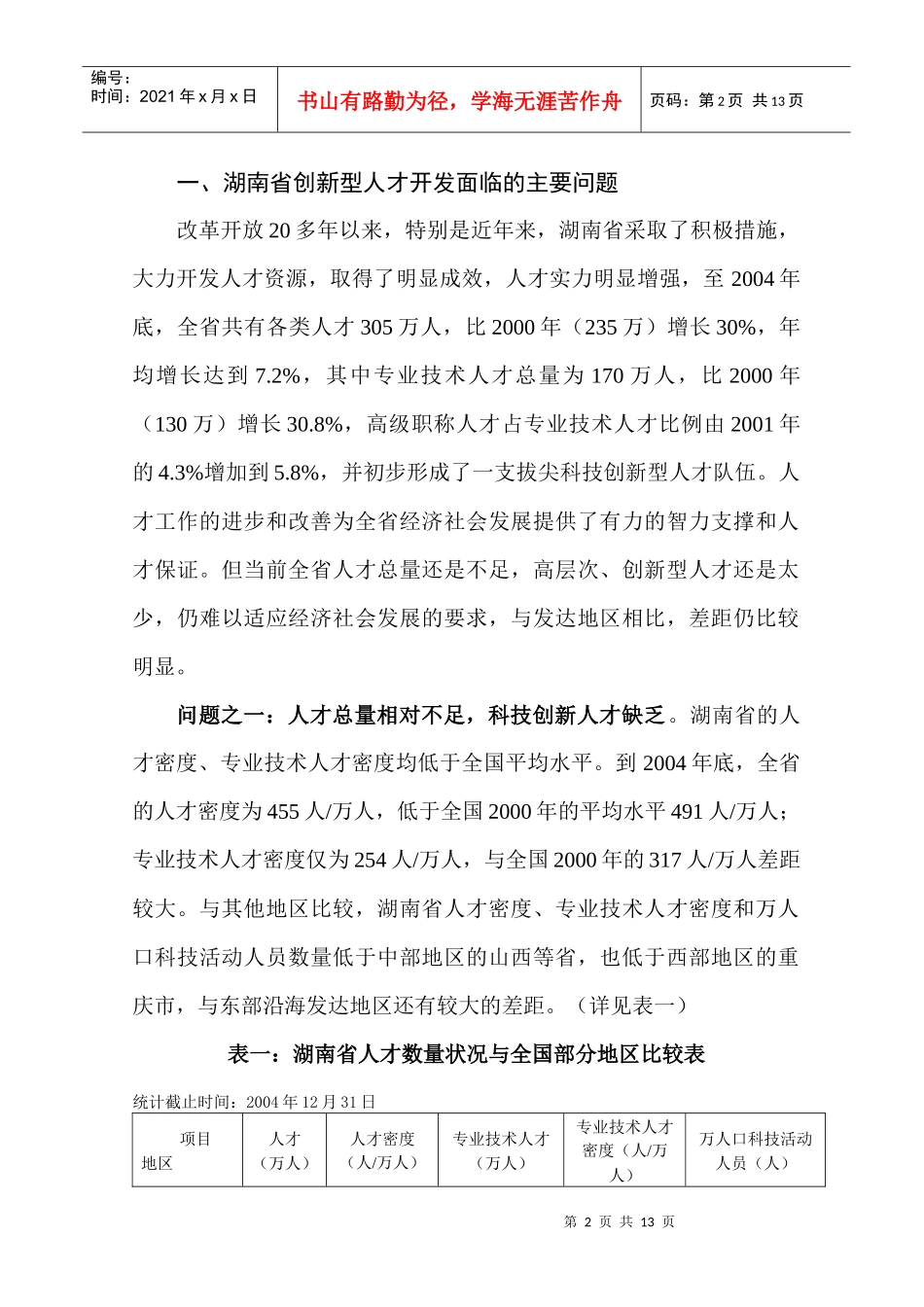 加快创新型人才开发 建设创新型湖南_第2页