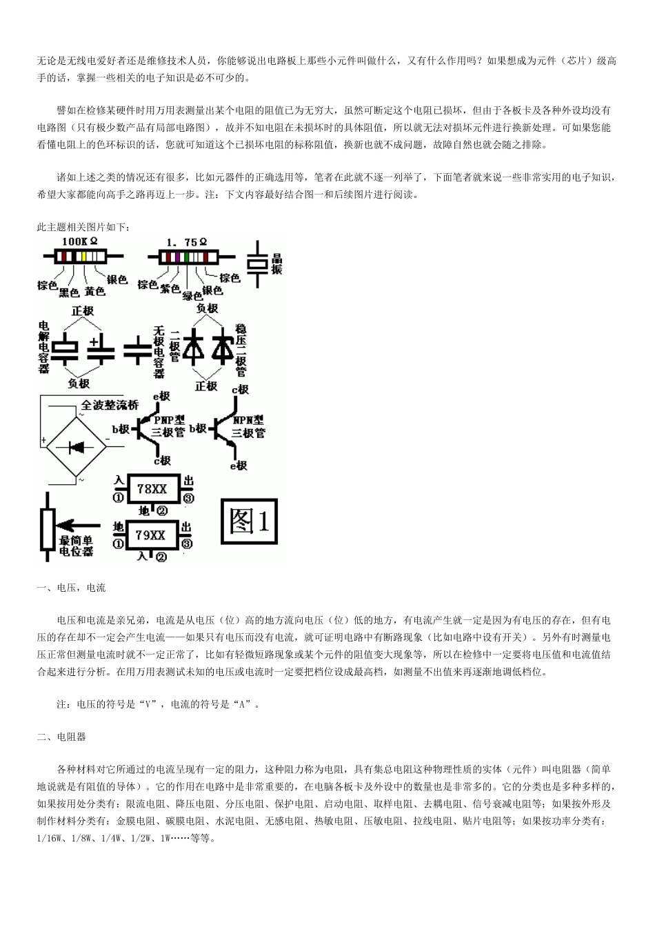 常用电子元件知识[1]_第1页