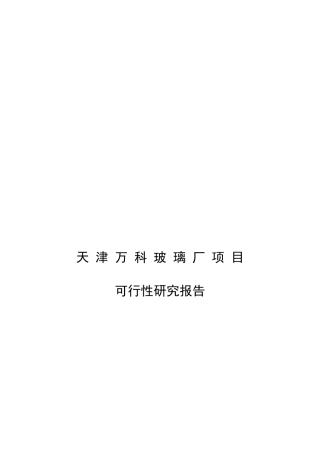 天津某地产水晶城可行性研究报告(ppt46页)