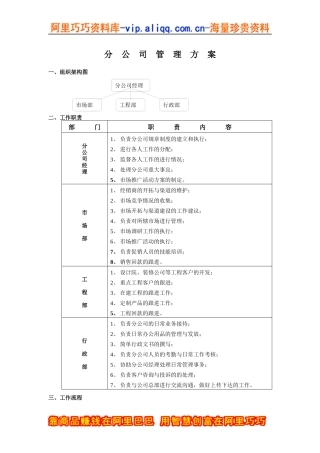 分公司管理办法（DOC9页）