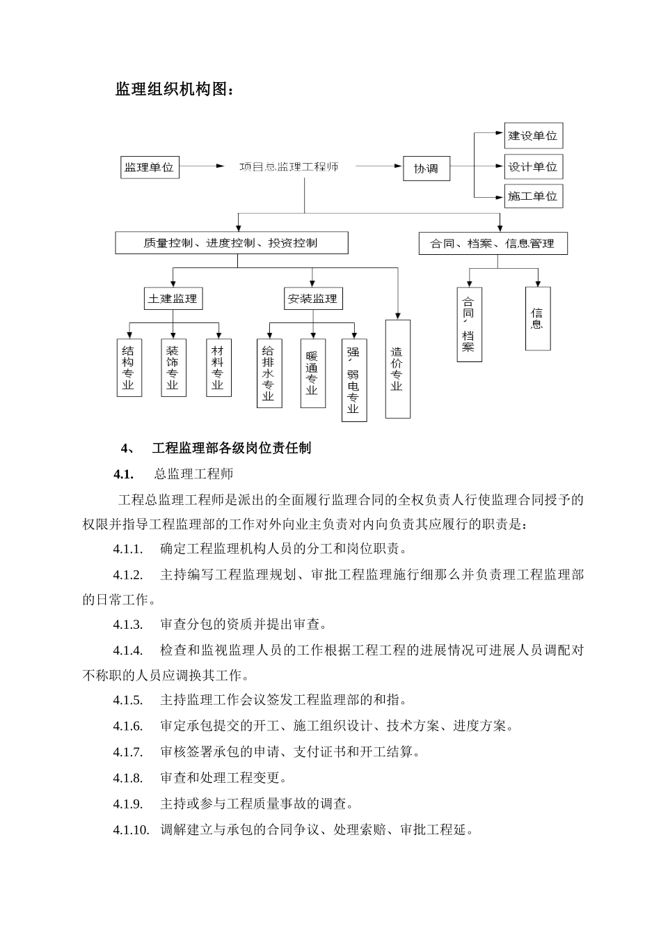 工程建设监理大纲(住宅样本)_第3页