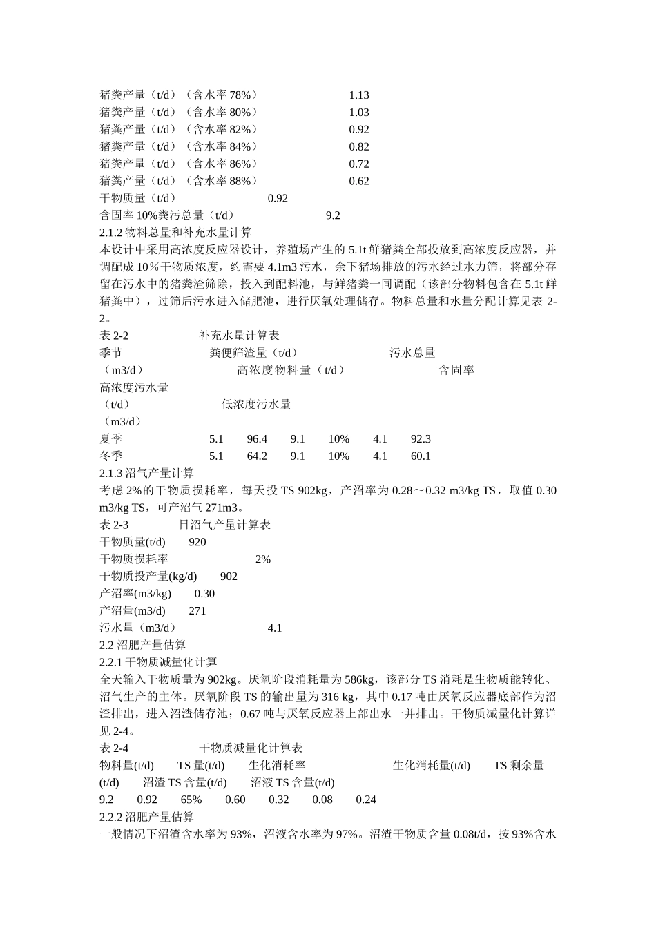 大型养猪场绿化沼气工程设计方案_第3页